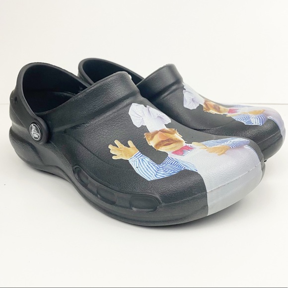 CROCS Other - Muppets Swedish Chef Black Crocs Size 5